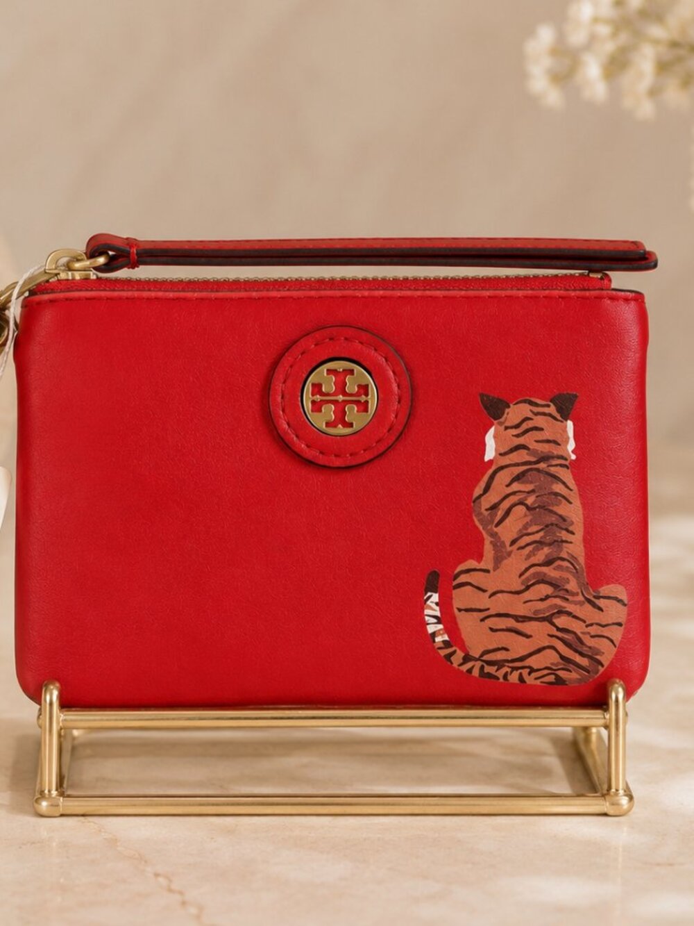 NWT Tory Burch Limited Edition Lunar New Year Tiger Key Fob
